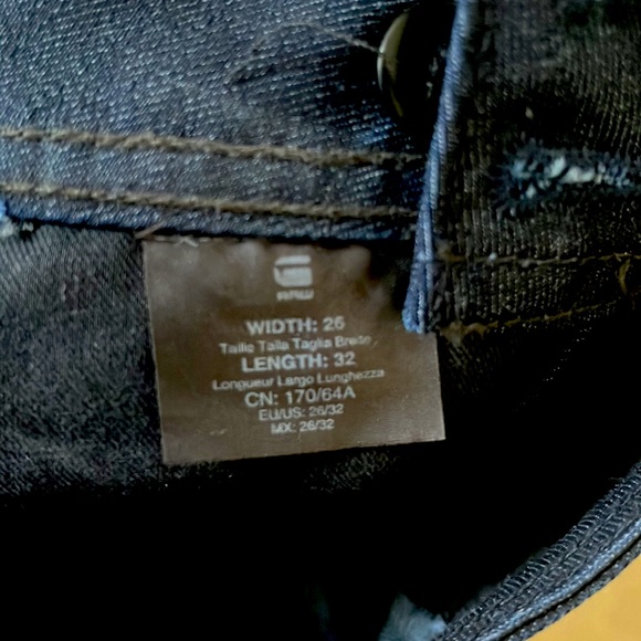 New! G-Star Raw original Jeans, size 26, length 32. New! Dark indigo color - Picture 5 of 13